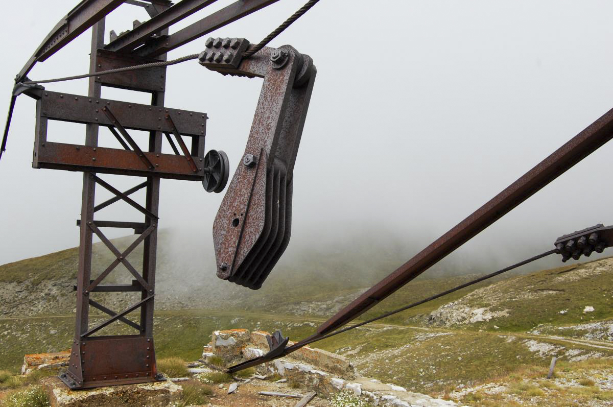 Ligne Maginot - LANSLEBOURG-TURRA (RECETTE HAUTE) - (Téléphérique ( Recette)) - Dispositif de mise en tension du câble porteur - Michal Prasil