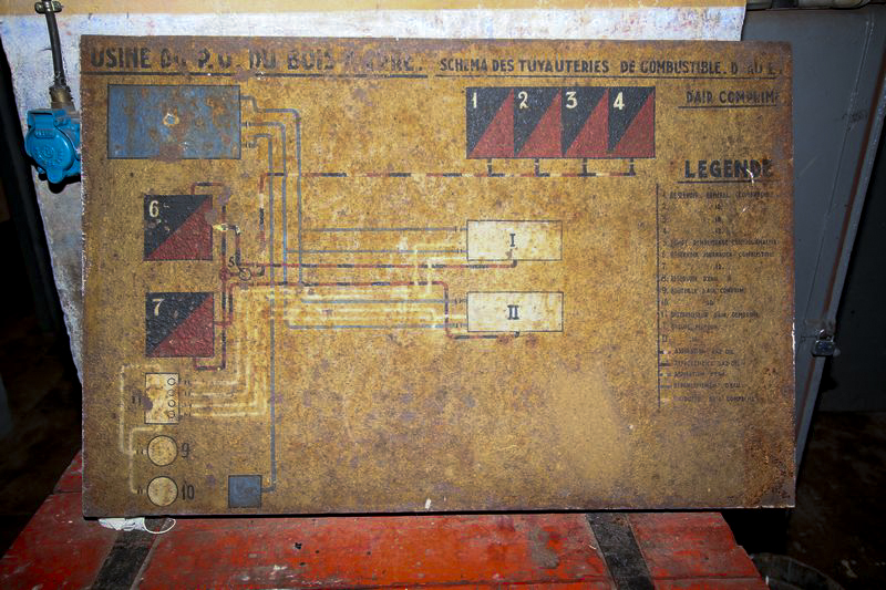 Ligne Maginot - BOIS KARRE - A12 - (Ouvrage d'infanterie) - Schéma de la distribution hydraulique de l'ouvrage