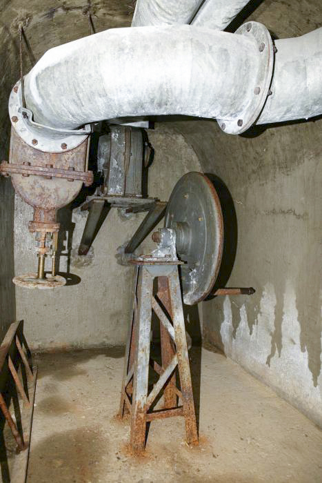 Ligne Maginot - FREJUS - (Ouvrage d'infanterie) - La ventilation de l'ouvrage