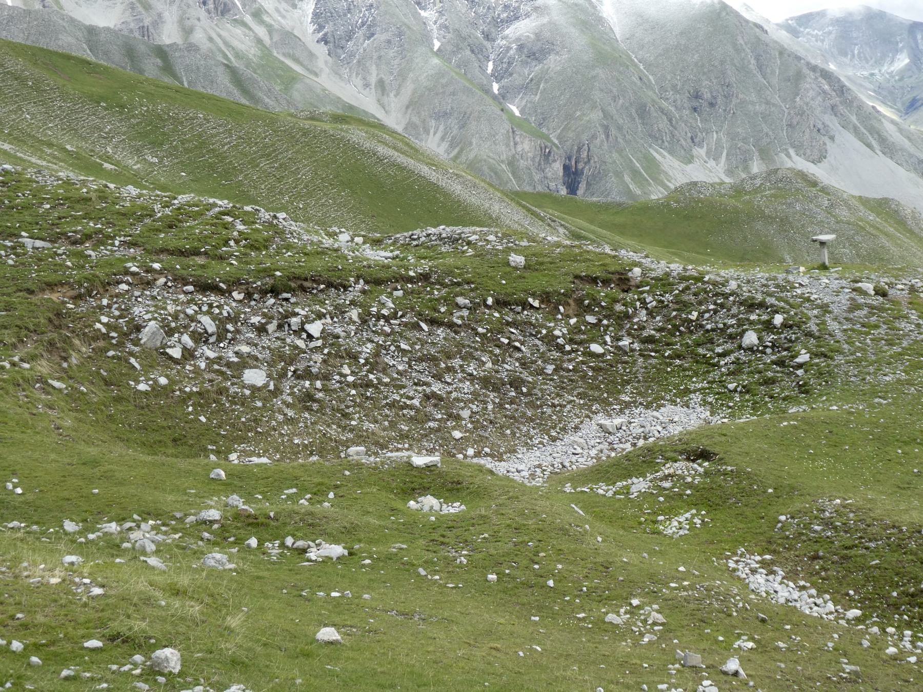 Ligne Maginot - COL de CROUS (II/167° RAP) (Position d'artillerie préparée) - Emplacement