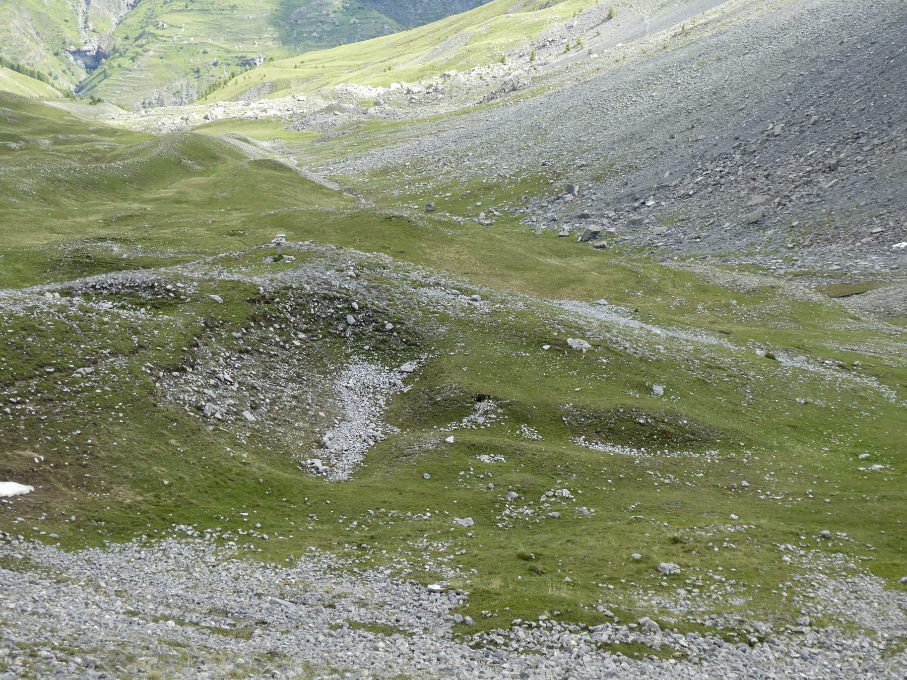 Ligne Maginot - COL de CROUS (II/167° RAP) (Position d'artillerie préparée) - Emplacement