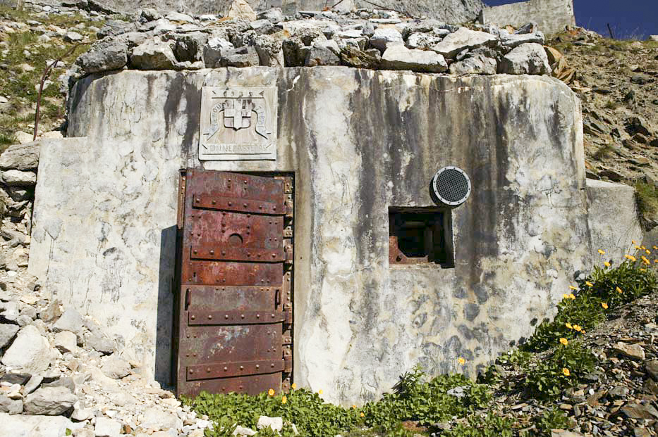 Ligne Maginot - LA ROUE - (Ouvrage d'infanterie) - Le bloc d'entrée