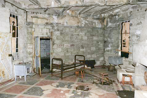 Ligne Maginot - Ouvrage du Pas du Roc - Le casernement extérieur