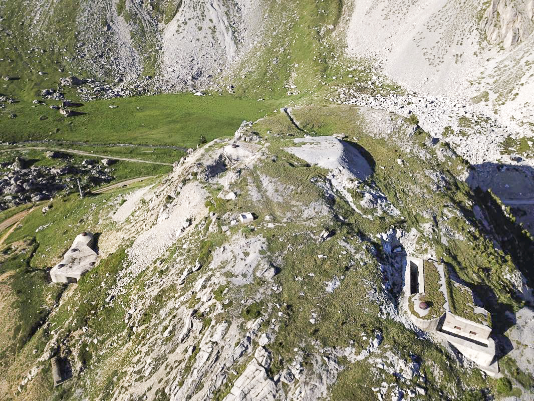 Ligne Maginot - PAS DU ROC - (Ouvrage d'artillerie) - Vue d'ensemble de l'ouvrage