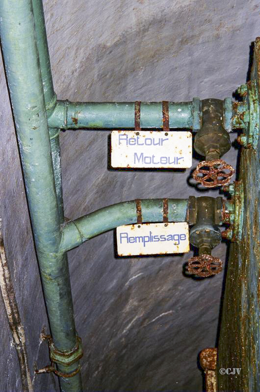 Ligne Maginot - PAS DU ROC - (Ouvrage d'artillerie) - Usine
Réseau d'eau de refroidissement. - Lia VERMEULEN