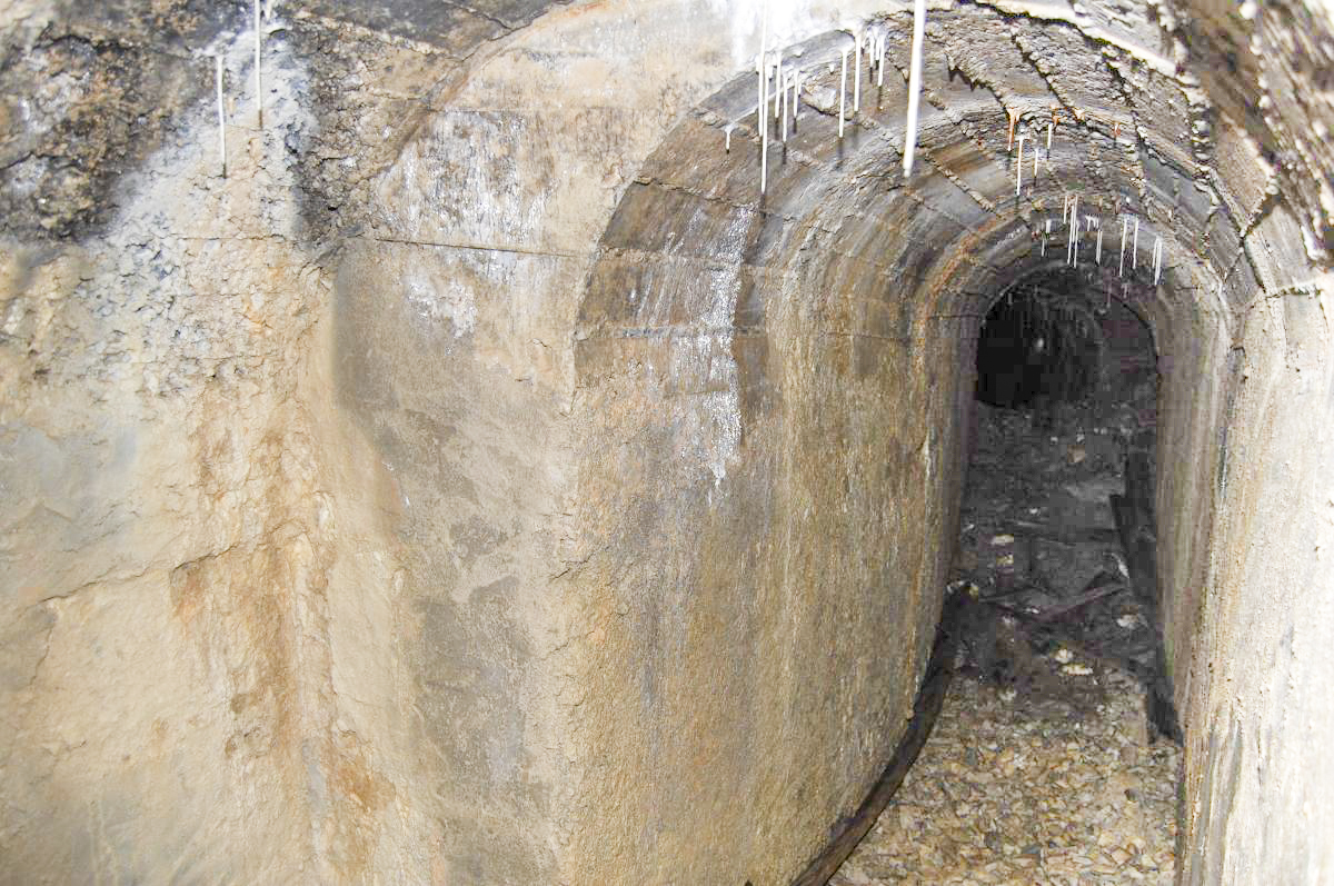 Ligne Maginot - PLAN à MARIN - (Abri) - Galerie principale vers caserne