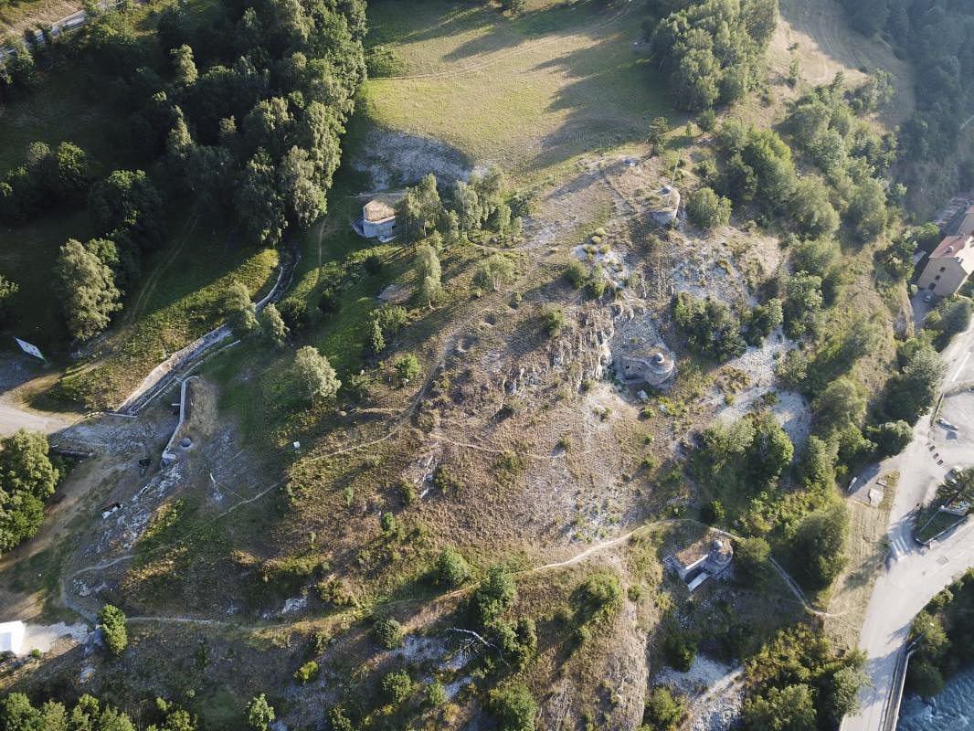 Ligne Maginot - SAINT GOBAIN - (Ouvrage d'infanterie) - Vue aérienne de l'ouvrage