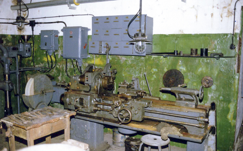 Ligne Maginot - SAINT GOBAIN - (Ouvrage d'infanterie) - L'atelier du Génie
Le tour