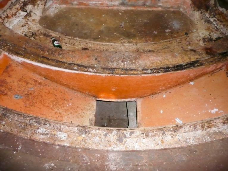 Ligne Maginot - SAPEY - (Ouvrage d'artillerie) - Bloc 1
Collecteur des douilles (étage supérieur)