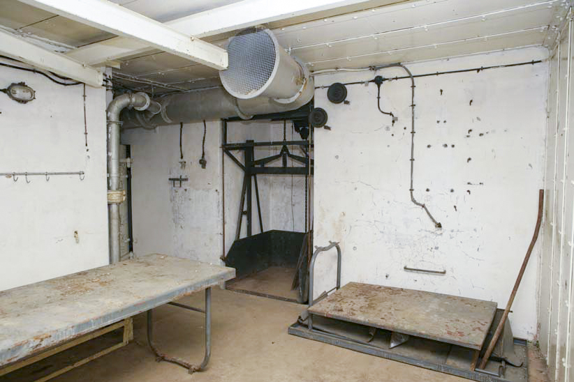 Ligne Maginot - SAPEY - (Ouvrage d'artillerie) - Bloc 4
La casemate pour 75