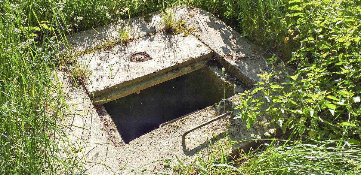 Ligne Maginot - ASCHBACH EST - O2 - (Casemate d'infanterie - double) - Regard de visite de l'égout