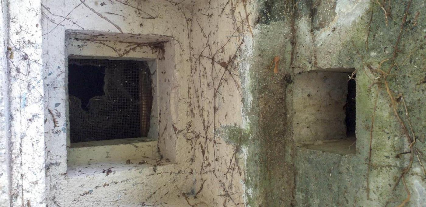 Ligne Maginot - 41 - RUE DE LA FOURMI - (Blockhaus pour arme infanterie) - Créneau sud - détail