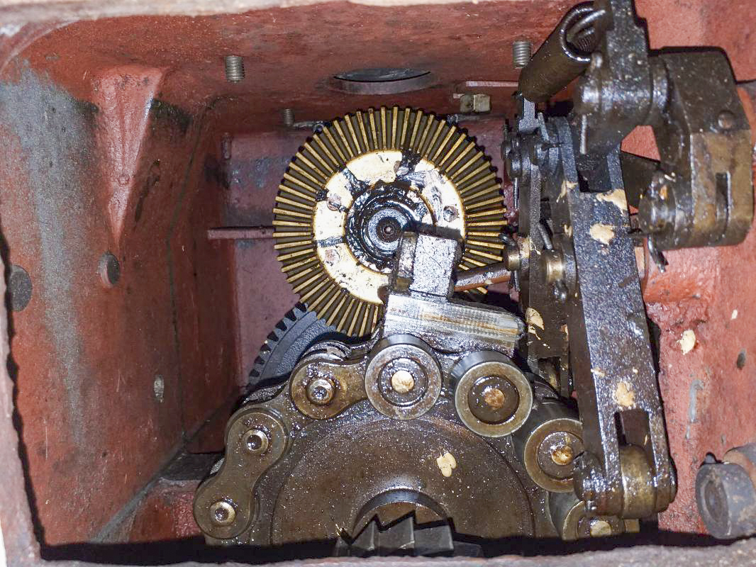 Ligne Maginot - BOIS de HOFFEN Ouest (Casemate d'infanterie) - Détail mécanisme de la noria