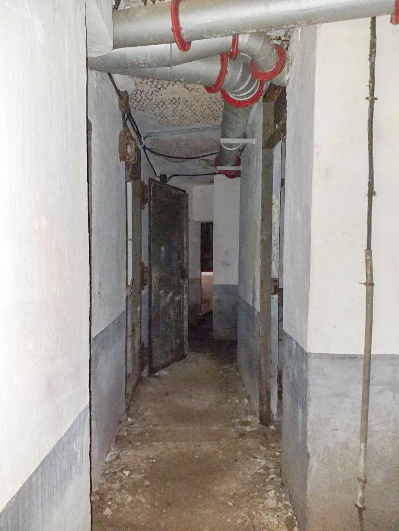 Ligne Maginot - BOIS de HOFFEN Ouest (Casemate d'infanterie) - Couloir étage intermédiaire
