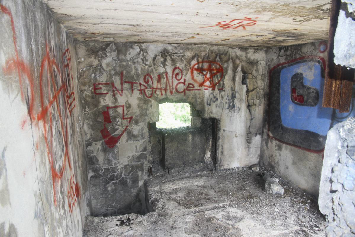 Ligne Maginot - B14 - PAS DE LA PORTE NORD - SA-8 - (Blockhaus pour canon) - Chambre de tir supérieure