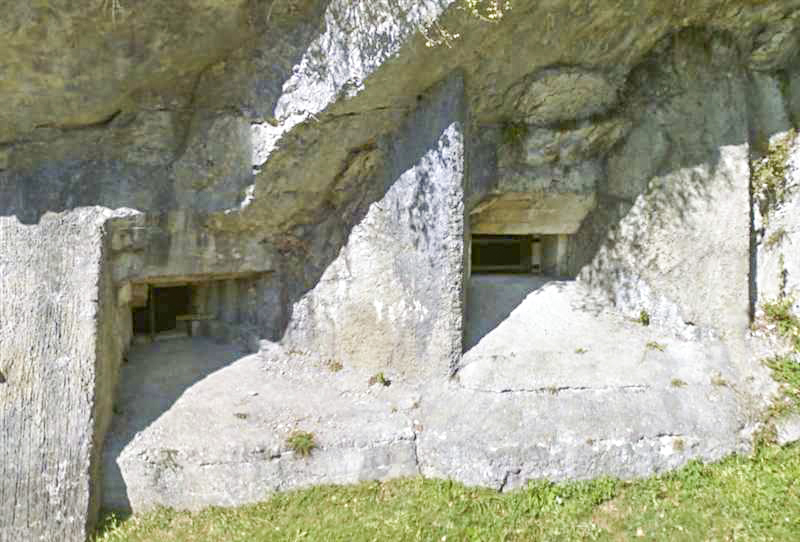 Ligne Maginot - F101 - PONT DE MORETTE - HS121 - (Blockhaus pour canon) -  - Google Streetview
