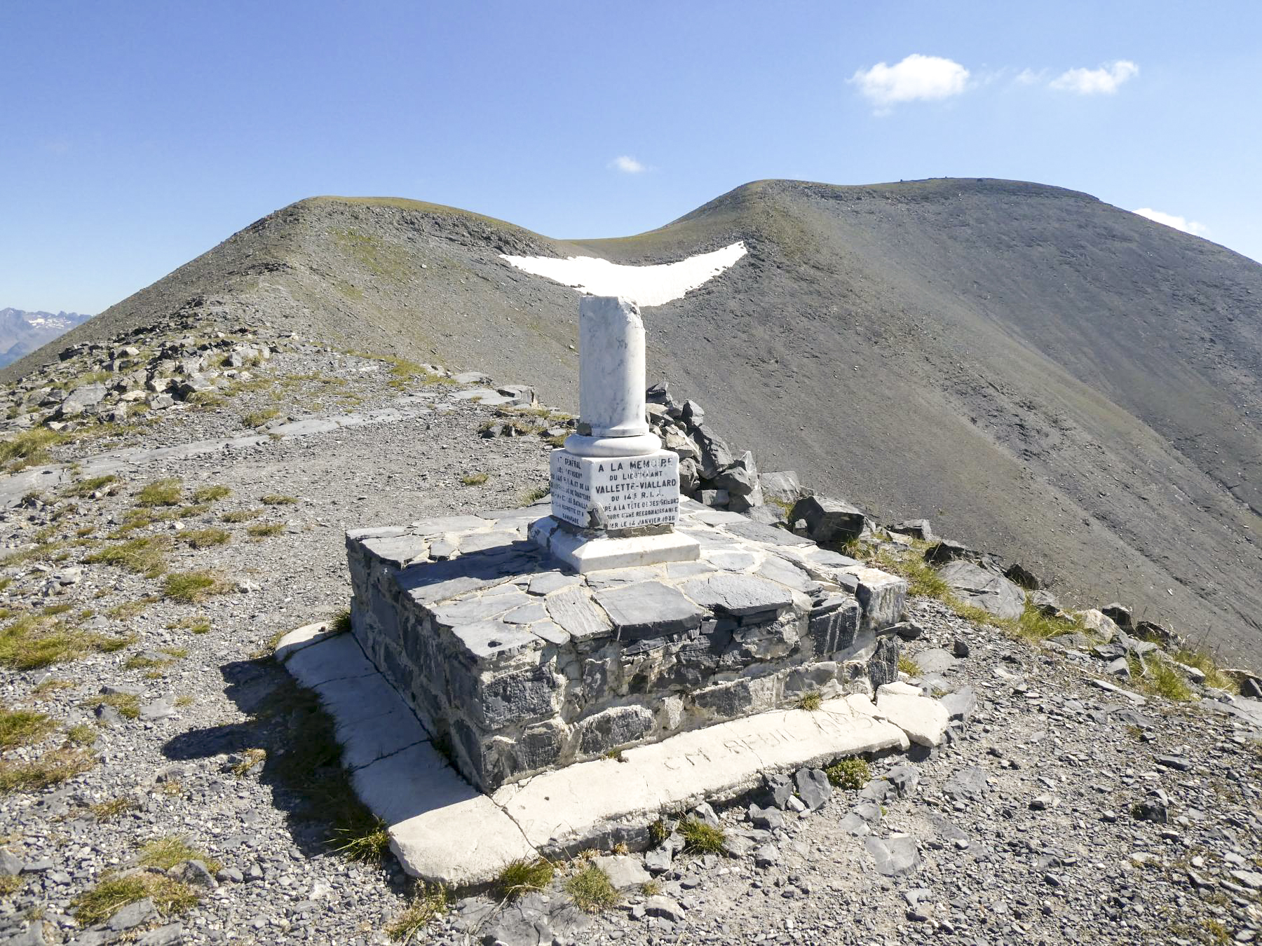 Ligne Maginot - COL DE CROUSETTE - (Divers) - Stèle Vallette