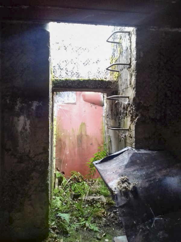 Ligne Maginot - B37 - ABBAYE 2 - (Cuve pour arme d'infanterie) - Intérieur tourelle depuis la porte
