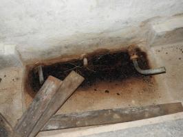 Ligne Maginot - C1 - (Chambre de coupure) - L'entrée des câbles