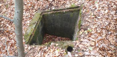 Ligne Maginot - REDUIT DU HOCHWALD - (Blockhaus pour arme infanterie) - La fosse à douilles