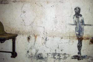 Ligne Maginot - SCHOENENBOURG - (Ouvrage d'artillerie) - Bloc 3
Peintures murales et graffitis dans les locaux de l'ouvrage
