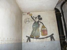 Ligne Maginot - SCHOENENBOURG - (Ouvrage d'artillerie) - Bloc 5
Peintures murales et graffitis dans les locaux de l'ouvrage
