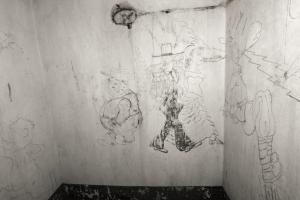 Ligne Maginot - SCHOENENBOURG - (Ouvrage d'artillerie) - Bloc 5
Peintures murales et graffitis dans les locaux de l'ouvrage