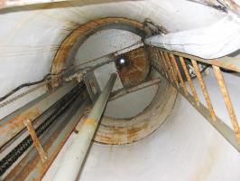 Ligne Maginot - HETTANGE GRANDE - O9 - (Observatoire d'artillerie) - Intérieur de la cloche GFM