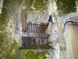 Ligne Maginot - WALKMUHL - (Abri) - Entrée Ouest 
Evacuation des gaz d'échappement de l'usine