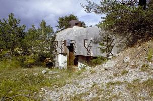 Ligne Maginot - MONTE GROSSO (MG) - E02 - (Ouvrage d'artillerie) - Bloc 4. 
Face nord-ouest.