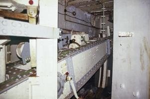 Ligne Maginot - MONTE GROSSO (MG) - E02 - (Ouvrage d'artillerie) - Bloc 6
Tourelle de 135 Mle 32, balancier d´équilibre de la tourelle et moteur d´éclipse