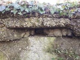 Ligne Maginot - WALDHOF CENTRE - (Blockhaus pour arme infanterie) - Détail du créneau droit