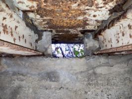 Ligne Maginot - WALDHOF CENTRE - (Blockhaus pour arme infanterie) - Détail du créneau gauche