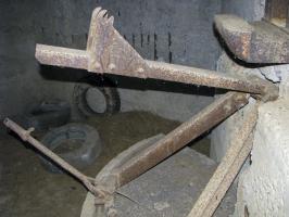 Ligne Maginot - BRETT Nord (Blockhaus pour arme infanterie) - Affût et trémie