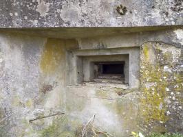Ligne Maginot - BUCHHOLZERBERG Est ( Blockhaus pour arme infanterie ) - Créneau mitrailleuse gauche