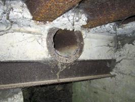 Ligne Maginot - CHATEAU d'EAU ( Blockhaus pour canon ) - Conduit ventilation