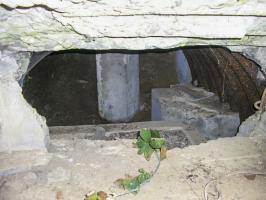 Ligne Maginot - EICHELBERG NORD - (Blockhaus pour canon) - Vue interne depuis le créneau