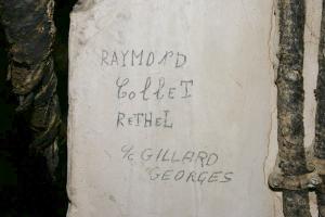 Ligne Maginot - BOIS d'ESCHERANGE - X3 (Quartier Kanfen - I/169°RIF) ( Abri ) - Grafitti