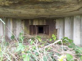 Ligne Maginot - HECKENMUEHLE Centre (Blockhaus pour arme infanterie) - Détail du créneau pour mitrailleuse