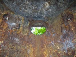 Ligne Maginot - HOFFEN ( Casemate d'infanterie ) - Créneau de la cloche JM