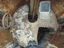Ligne Maginot - HOFFEN ( Casemate d'infanterie ) - Plancher mobile de la cloche JM