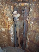 Ligne Maginot - HOFFEN ( Casemate d'infanterie ) - Vis sans fin du plancher mobile