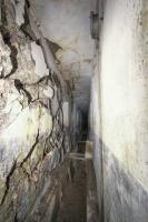 Ligne Maginot - HOFFEN - (Abri) - Les dégâts dus à l'explosion de la bombe de stuka dans le couloir avant