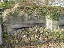 Ligne Maginot - KIRCHGRUBE Sud ( Blockhaus pour canon ) - Créneau pour mitrailleuse