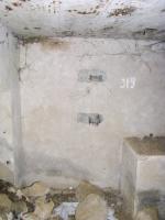 Ligne Maginot - KIRCHGRUBE Sud ( Blockhaus pour canon ) - Support de ventilateur V22M et marquage '319'
