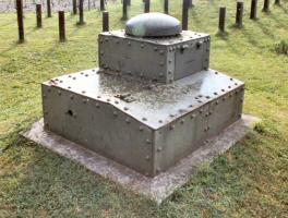 Ligne Maginot - RITTERSHOFFEN (2°BON - 79° RIF) - (PC de Quartier) - La guérite observatoire remise en valeur à la casemate Esch