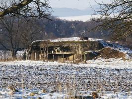 Ligne Maginot - Casemate de la Seltz (ou du Seltzbach) - Vue vers la chambre de tir sud-est