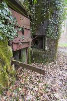 Ligne Maginot - BOIS DE RITTERSHOFFEN 1 - (Casemate d'infanterie - Simple) - L'entrée et le créneau de façade pour FM destiné à assurer la protection rapprochée de la casemate
