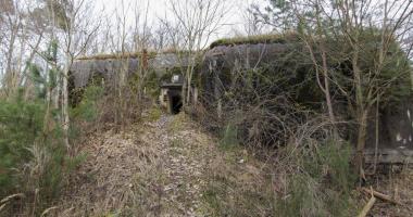 Ligne Maginot - Casemate du Bois de Rittershoffen 6 - La façade arriére de la casemate