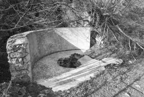 Ligne Maginot - COL de ROULABRE ( Unité de repérage par le Son ) - Vue d'ensemble du dispositif de localisation acoustique expérimental